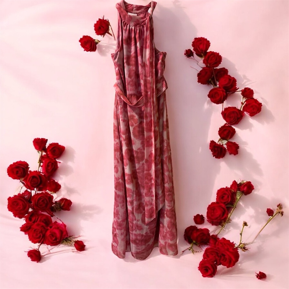 Sachin + Babi Elegant Pink Floral Dress